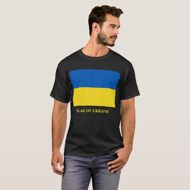 Flag of Ukraine T-Shirt (Front Full)