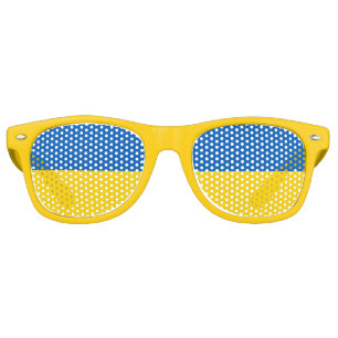 Flag of Ukraine - Ukrainian Flag - Прапор України Retro Sunglasses