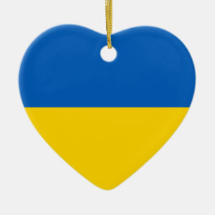 Flag of Ukraine - Ukrainian Flag - Прапор У Ceramic Tree Decoration