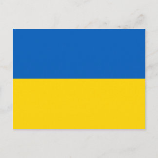 Flag of Ukraine Ukrainian State Flag Blue Yellow Postcard