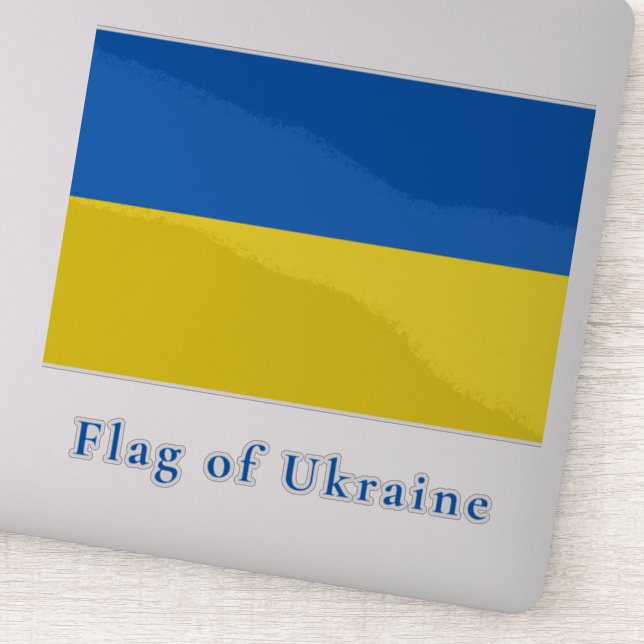 Flag of Ukraine Vinyl (Detail)