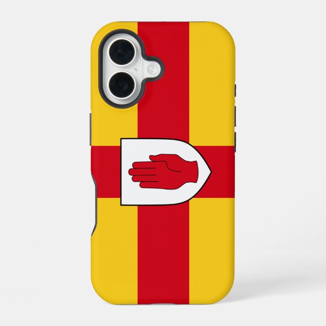 Flag of Ulster iPhone 16 Case (Back)
