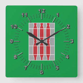 Flag of Umbria (Italy) Square Wall Clock