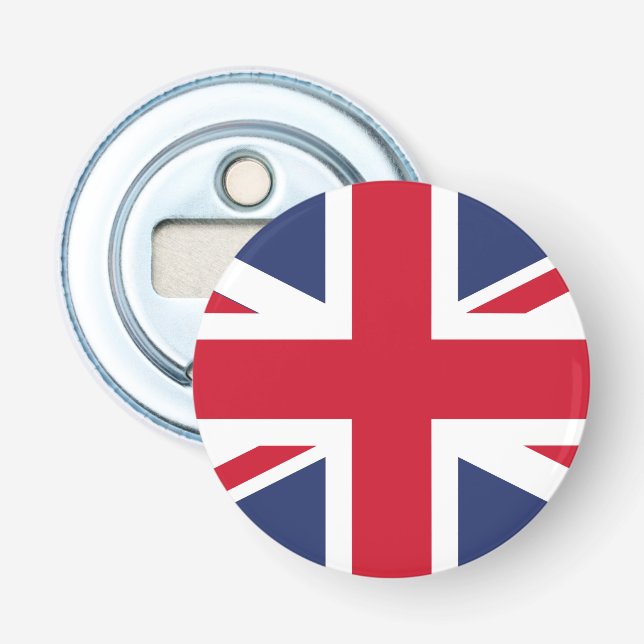 Flag of United Kingdom Bottle Opener (Front)