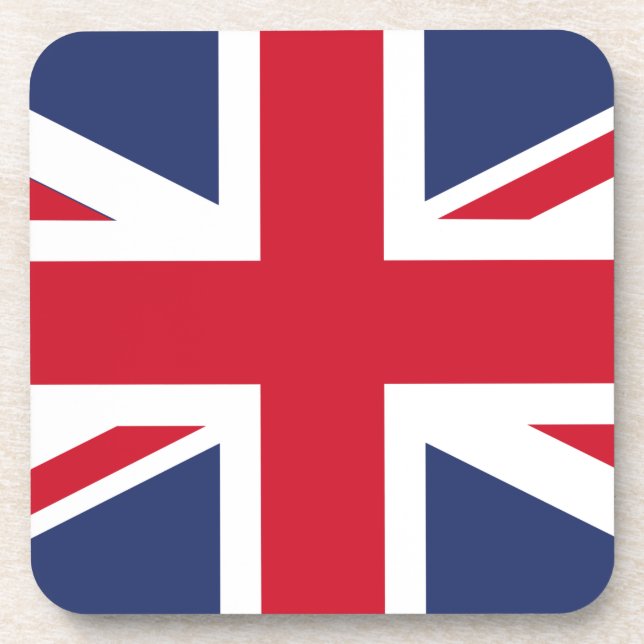 Flag of United Kingdom Coaster (Front)