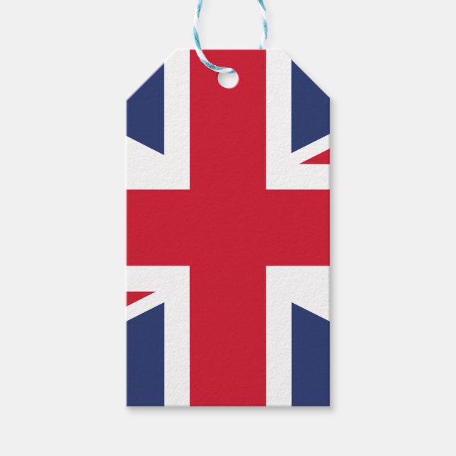 Flag of United Kingdom Gift Tags (Front)