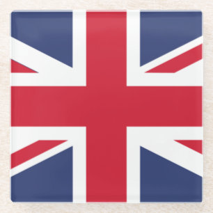 Flag of United Kingdom Glass Coaster