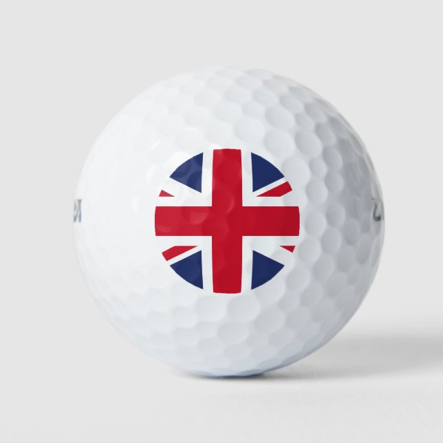 Flag of United Kingdom Golf Balls (Front)