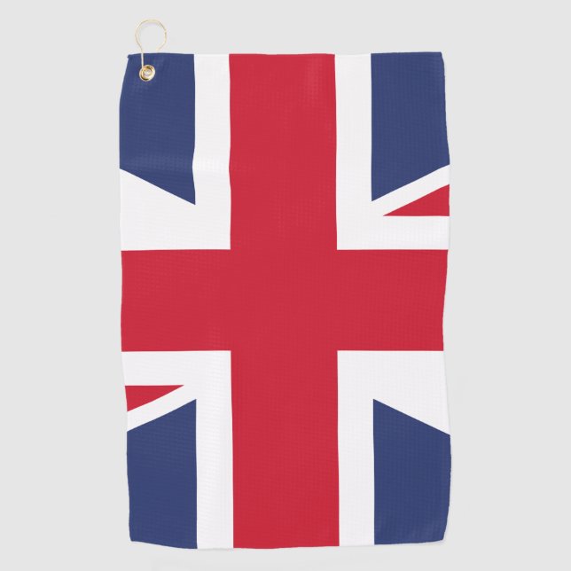 Flag of United Kingdom Golf Towel (Front)