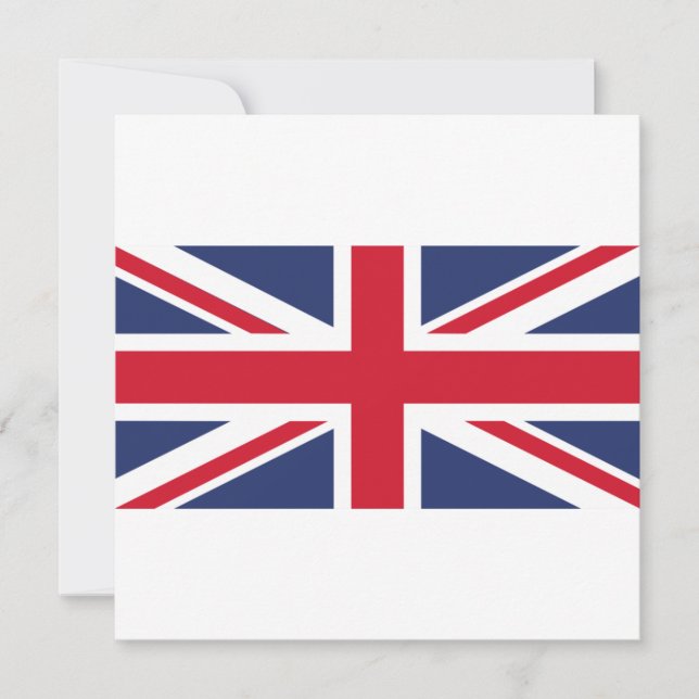 Flag of United Kingdom Invitation (Front)