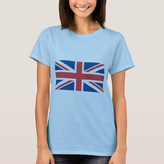 Flag of United Kingdom of The Great Britain T-Shirt (Front)