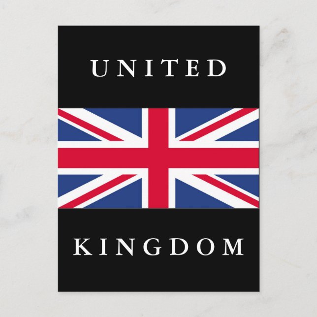 Flag of United Kingdom Postcard (Front)