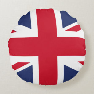 Flag of United Kingdom Round Cushion