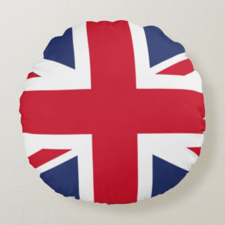 Flag of United Kingdom Round Cushion