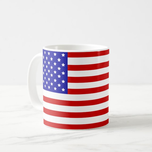 Flag of United States Coffee Mug (Front Left)