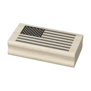 Flag of United States of America Rubber Stamp