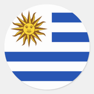 Flag of Uruguay Classic Round Sticker