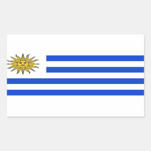 Flag of Uruguay Rectangular Sticker