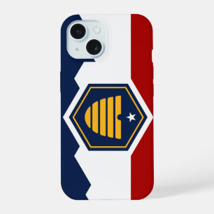 Flag of Utah (Beehive Flag) iPhone 15 Case