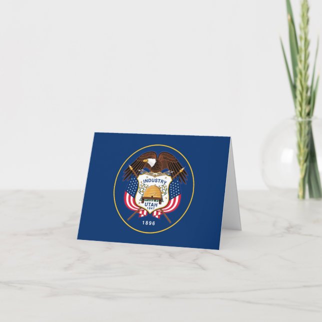 Flag of Utah Card (Front)