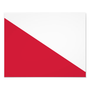 Flag of Utrecht (city) Photo Print