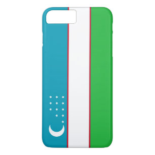 Flag of Uzbekistan iPhone 8 Plus/7 Plus Case
