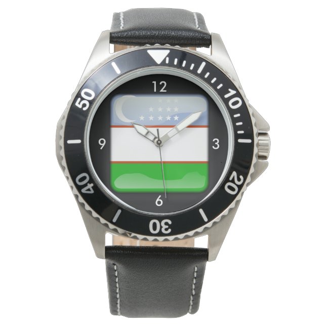 Flag of Uzbekistan Watch (Front)