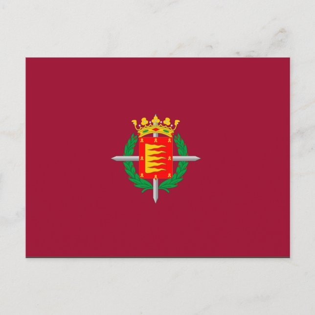 Flag of Valladolid Postcard (Front)
