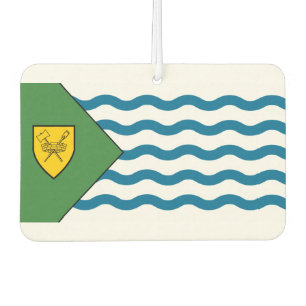 Flag of Vancouver, British Columbia Button Car Air Freshener