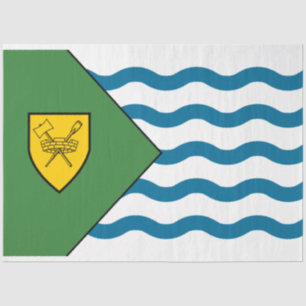 Flag of Vancouver (British Columbia, Canada) Tissue Paper