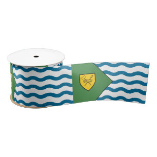 Flag of Vancouver, British Columbia Satin Ribbon