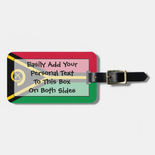 Flag of Vanuatu Easy ID Personal Luggage Tag