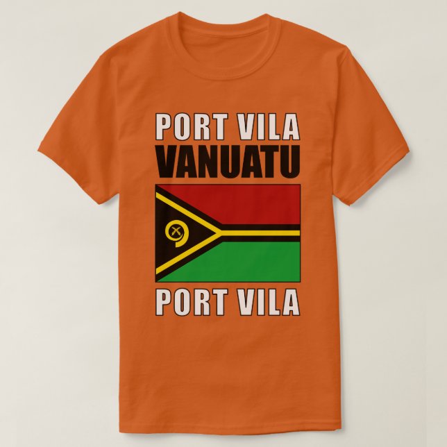 Flag of Vanuatu T-Shirt (Design Front)