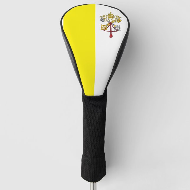 Flag of Vatican City Golf Head Cover (Front)