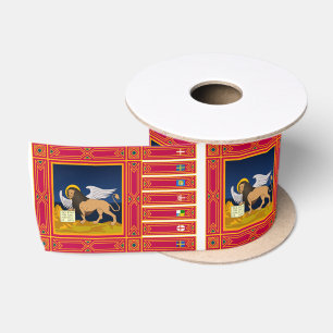 Flag of Veneto (Italy) Satin Ribbon