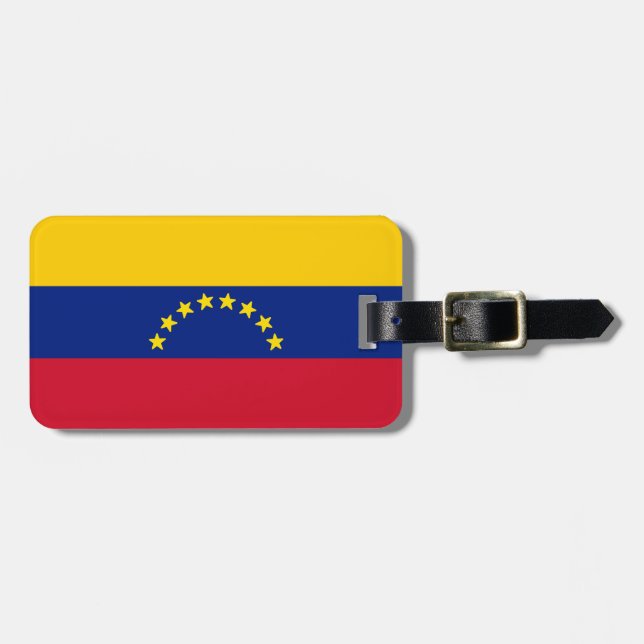Flag of Venezuela Luggage Tag (Front Horizontal)