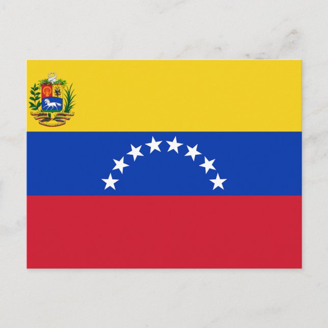 Flag of Venezuela Postcard (Front)