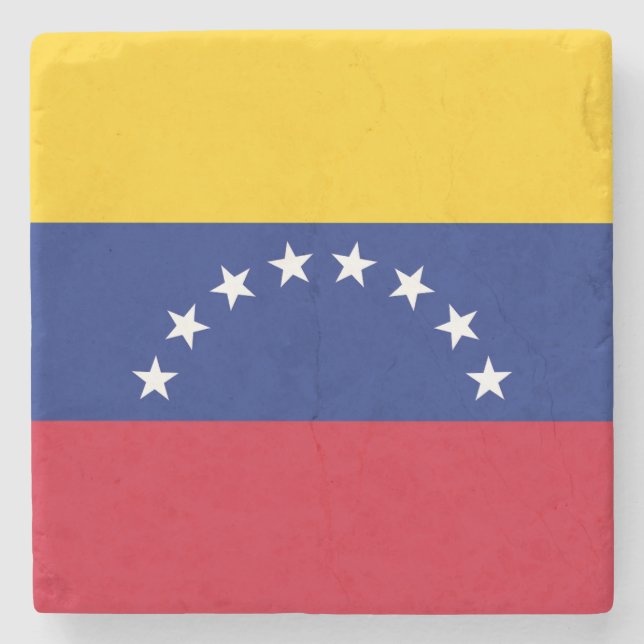 Flag of Venezuela Stone Coaster (Front)