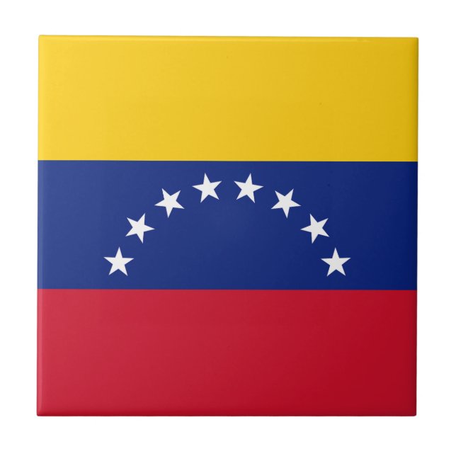 Flag of Venezuela Tile (Front)