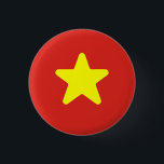 Flag of Vietnam 3 Cm Round Badge<br><div class="desc">Flag of Vietnam</div>