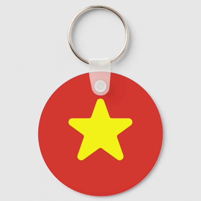 Flag of Vietnam Key Ring (Front)