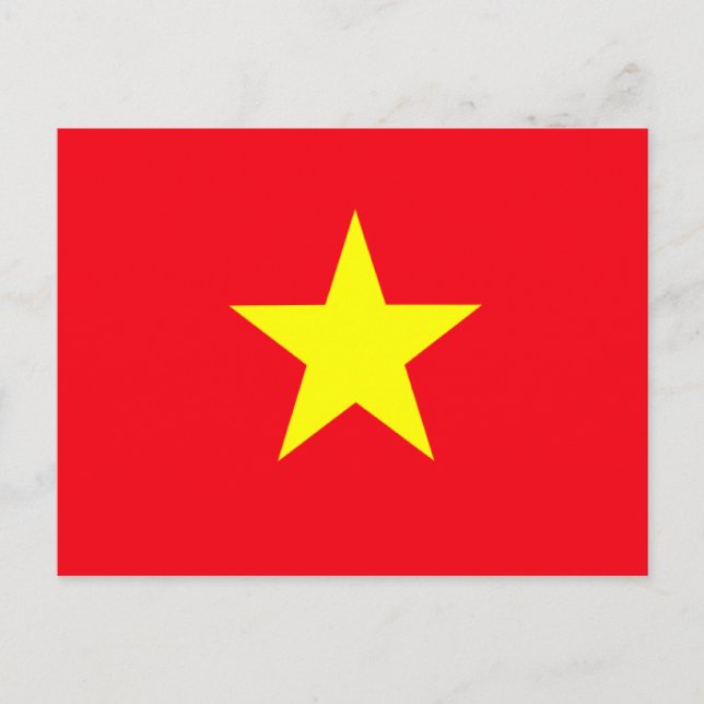 Flag of Vietnam Postcard (Front)