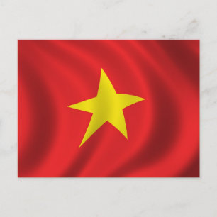Flag of Vietnam Postcard