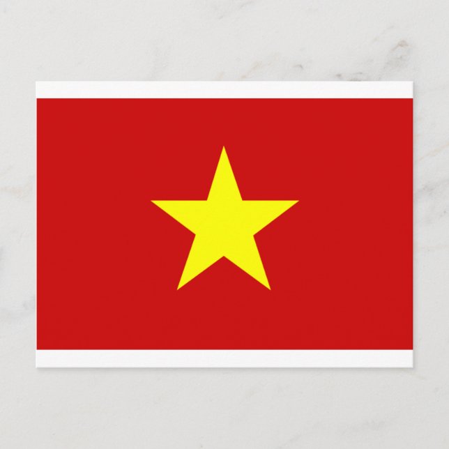 Flag of Vietnam Postcard (Front)
