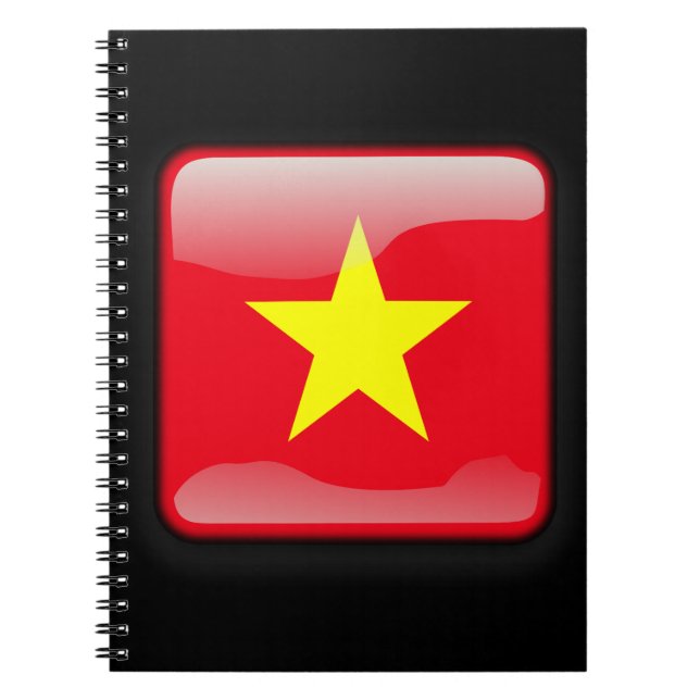 Flag of Vietnam Spiral Notebook (Front)