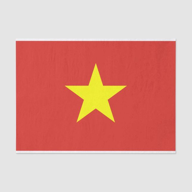 Flag of Vietnam Tissue Paper (Front)