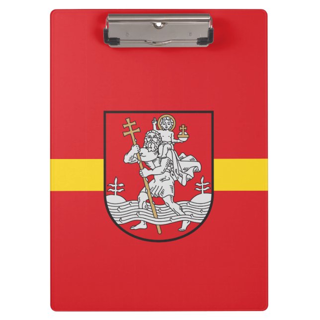 Flag of Vilnius, Lithuania Clipboard (Front)