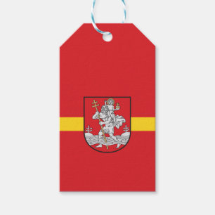 Flag of Vilnius, Lithuania Gift Tags