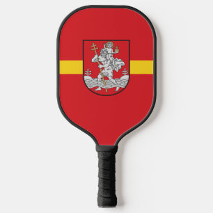 Flag of Vilnius, Lithuania Pickleball Paddle