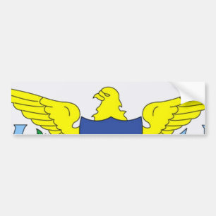 Flag of Virgin Islands Bumper Sticker